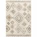 HomeRoots 8' X 10' Ivory Orange Tan Black And Grey Southwestern Power Loom Stain Resistant Area Rug - 8' x 10'