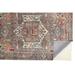 HomeRoots 2' X 3' Taupe Red And Brown Floral Area Rug - 2' x 3'