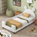 Teddy Twin Size Upholstered Daybed Wooden Platform Bed Frame