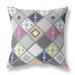 HomeRoots 20" X 20" Beige And Pink Broadcloth Floral Throw Pillow - 23