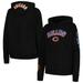 Women's Pro Standard Black Chicago Bears Animal Print Fleece Pullover Hoodie