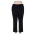 Worthington Casual Pants - High Rise: Black Bottoms - Women's Size X-Large