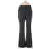 Express Outlet Dress Pants - High Rise: Gray Bottoms - Women's Size 0