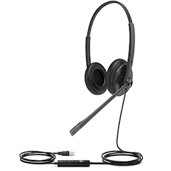 Yealink UH34 Kopfhörer Kabelgebunden Kopfband Büro/Callcenter Schwarz Image