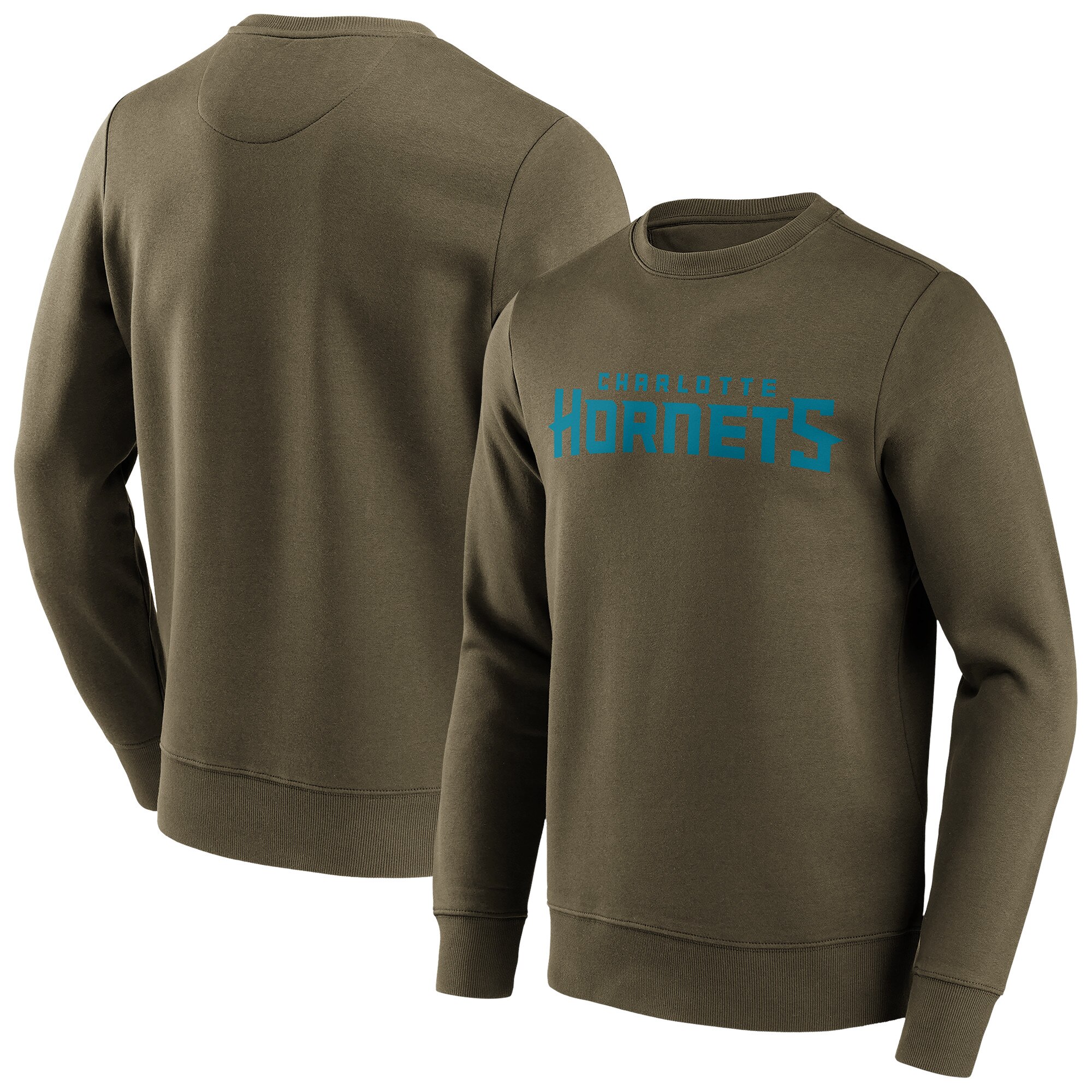 Charlotte Hornets Fanatics Branded Fashion Colour Wordmark Crew Sweatshirt – Herren Image