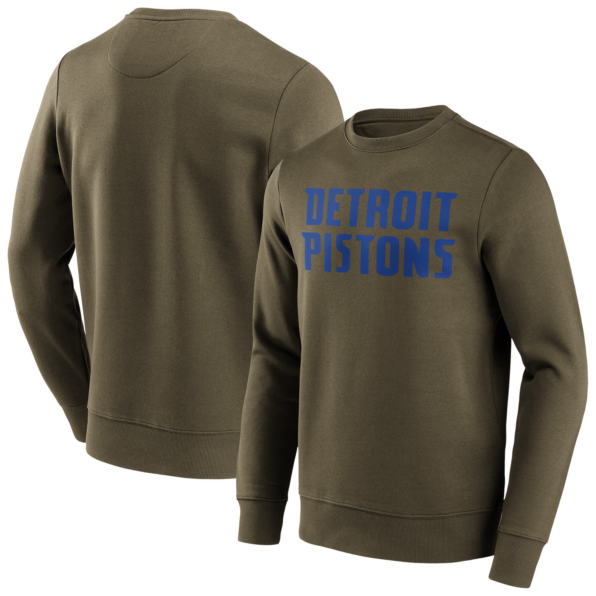 Detroit Pistons Fanatics Branded Fashion Colour Wordmark Crew Sweatshirt – Herren Image