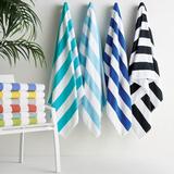 Cabana Stripe Beach Towel - Sea Blue, Individual - Frontgate Resort Collection™