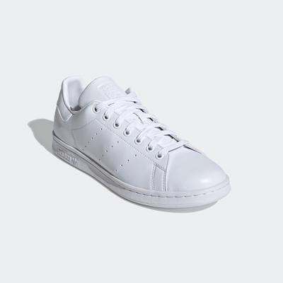 Sneaker ADIDAS ORIGINALS "STAN SMITH", Gr. 36,5, schwarz-weiß (cloud weiß, cloud weiß, core schwarz), Synthetik, sportli