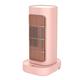 HAILM PTC Fast Whole House Heater 1200W Warmer Carrying Handle Design with Indicator Light Small Household Portable Electric Heaters Fan for Office with Two-Speed Warm Air,Pink