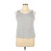 Lands' End Tank Top Silver Tops - Women's Size 14