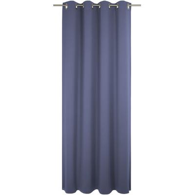Vorhang ADAM "Uni Collection", blau (royalblau), B:142cm H:295cm, Baumwolle (Bio-Baumwolle), Gardinen, nach Maß Image