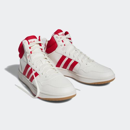 „Sneaker ADIDAS SPORTSWEAR „“HOOPS 3.0 MID LIFESTYLE BASKETBALL CLASSIC VINTAGE““ Gr. 38, rot (white, red) Schuhe Sneaker“