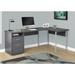 Monarch Specialties Inc. Computer Desk, Home Office, Corner, Left, Right Set-Up, Storage Drawers, 80"L, L Shape, in Gray | Wayfair I 7257