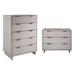 Manhattan Comfort Granville Configurable Dresser Set Wood in Gray | Wayfair GRAN026