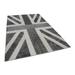 Gray 79" x 119" L Area Rug - Rug N Carpet Rectangle Flag Patchwork Rectangle 6'7" X 9'11" Indoor/Outdoor Area Rug 119.0 x 79.0 x 0.4 in /Wool | Wayfair