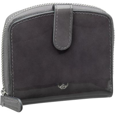Golden Head Carrara Geldbörse RFID Schutz Leder 10 cm Anthrazit Grau Damen Image