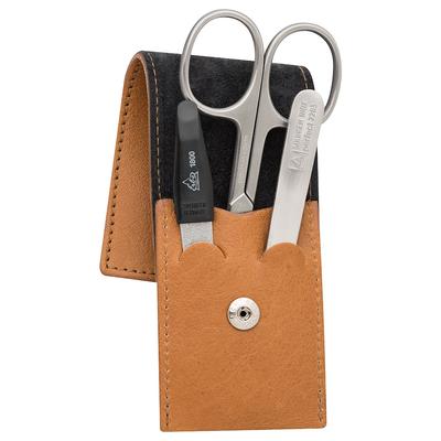 ERBE - Maniküre Set Taschen-Etui Serie "Cognac" Nägel kürzen 1 ct