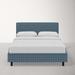 AllModern Eisley Upholstered Low Profile Platform Bed Polyester | California King | Wayfair 299CB32E8B2C461791CA2FBCE3CA38B3