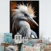 Latitude Run® Thianna Beige Animal Heron - Print Canvas, Cotton in Black/Brown | 20 H x 12 W x 1 D in | Wayfair BC08DF9561E84EB5B395DEEEE12AF35A