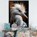 Latitude Run® Thianna Beige Animal Heron - Print Canvas, Cotton in Black/Brown | 20 H x 12 W x 1 D in | Wayfair 91D73C142EDF48E991488F9C14ACBC98