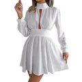 Mini robes vintage à manches longues pour femmes vêtements de soirée sexy luxe jour et nuit