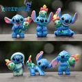 Disney-Mini figurine d'anime Stitch pour enfants poupées d'action fournitures de fête à la maison