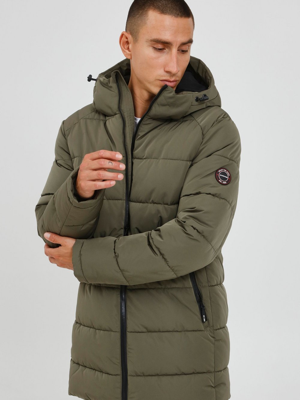 Indicode Parka Herren grün, M Image