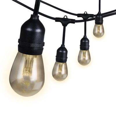 Feit Electric 72847 - 30' 120 volt Black CCT Selectable Indoor/Outdoor LED String Light Set