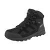 Wanderschuh JACK WOLFSKIN "TRAIL HIKER TEXAPORE MID W", Gr. 41, schwarz (schwarz, lila), Leder, Textil, sportlich, Schuhe, wasserdicht