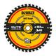 Dewalt DT10303 ELITE Circular Saw Blade Nail Tough 184mm x 16mm 40T