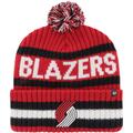 "Men's '47 Red Portland Trail Blazers Bering Cuffed Knit Hat with Pom"