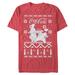 Men's Heather Red Coca-Cola Bear Slide T-Shirt