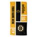 The Northwest Group Boston Bruins 30" x 60" Personalized Beach Towel