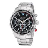 Nautica Men's Nst Stainless Steel Chronograph Watch Multi, OS