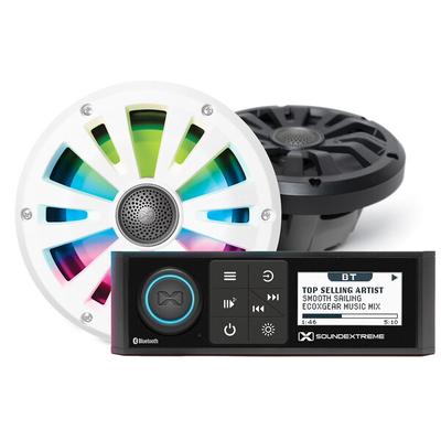 SoundExtreme DIN Radio Bundle, Radio and 6.5" Speakers