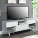 60" TV Stand 3 Drawers in Weathered Gray - 62 inches