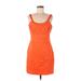 Calvin Klein Cocktail Dress: Orange Dresses - Women's Size 8