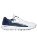 Skechers Men's GO GOLF Max 3 Shoes | Size 9.5 | White/Navy | Synthetic/Textile | Arch Fit