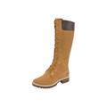 Schnürstiefel TIMBERLAND "Women's Premium 14in WP B" Gr. 37, gelb (wheat) Schuhe Schnürstiefeletten