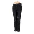 Free People Jeans - Mid/Reg Rise: Black Bottoms - Women's Size 27