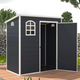 Jasmine 6x3 Plastic Pent Shed With Foundation Kit