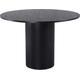 Table ronde en mdf bianca 110 cm noir