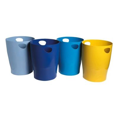 EXACOMPTA 8x Papierkorb Bee Blue »Ecobin«, 26.3x33.5x26.3 cm