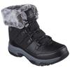 Winterboots SKECHERS "TREGO-", Damen, Gr. 41, schwarz, Lederimitat, Textil, casual, Schuhe Snowboots, Snowboots mit Fellimitat-Besatz