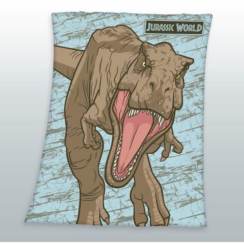 „Kinderdecke JURASSIC WORLD „“Jurassic World““ Wohndecken Gr. B/L: 130 cm x 170 cm, bunt Kinder Kinderdecken mit tollem Jurassic World Motiv“