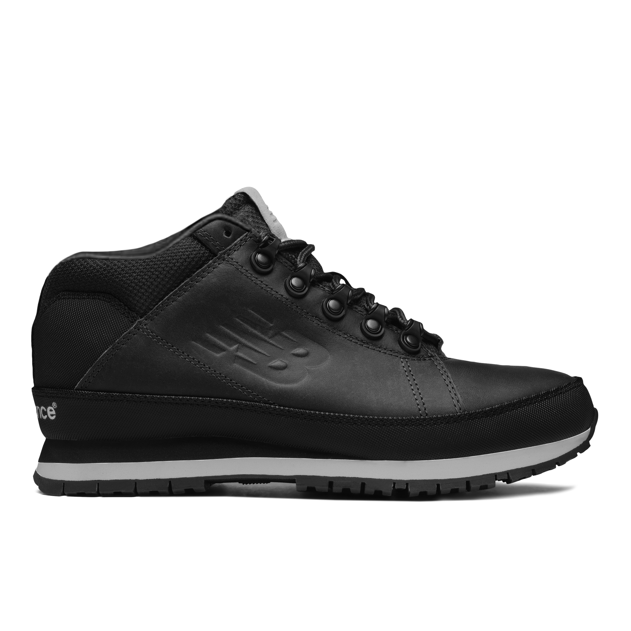 Sneakerboots NEW BALANCE "754", Herren, Gr. 42,5, schwarz, Leder, Schuhe Sneakerboots, gefütterte Winterboots