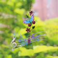solacol Outdoor Garden Wind Chimes Wind Chimes Outdoor Clearances Butterflies Aluminum Tube Windchime with S Hook Garden Decor Housewarming Gift Mother S Day Garden Gifts