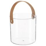 TERGAYEE Plastic Ice Bucket Clear Acrylic Plastic Tub for Drinks and Parties Food Grade Perfect for Wine Champagne or Beer Bottles
