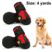 4pcs Set Dog Boots Waterproof Dog Shoes Dog Booties with Reflective Velcro Rugged Anti-Slip Sole and Skid-Proof Outdoor Dog Shoes for Medium To Large Dogs