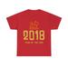 2018 Year Of The Dog Chinese New Year Unisex Graphic Tee Shirt Sizes S-5XL